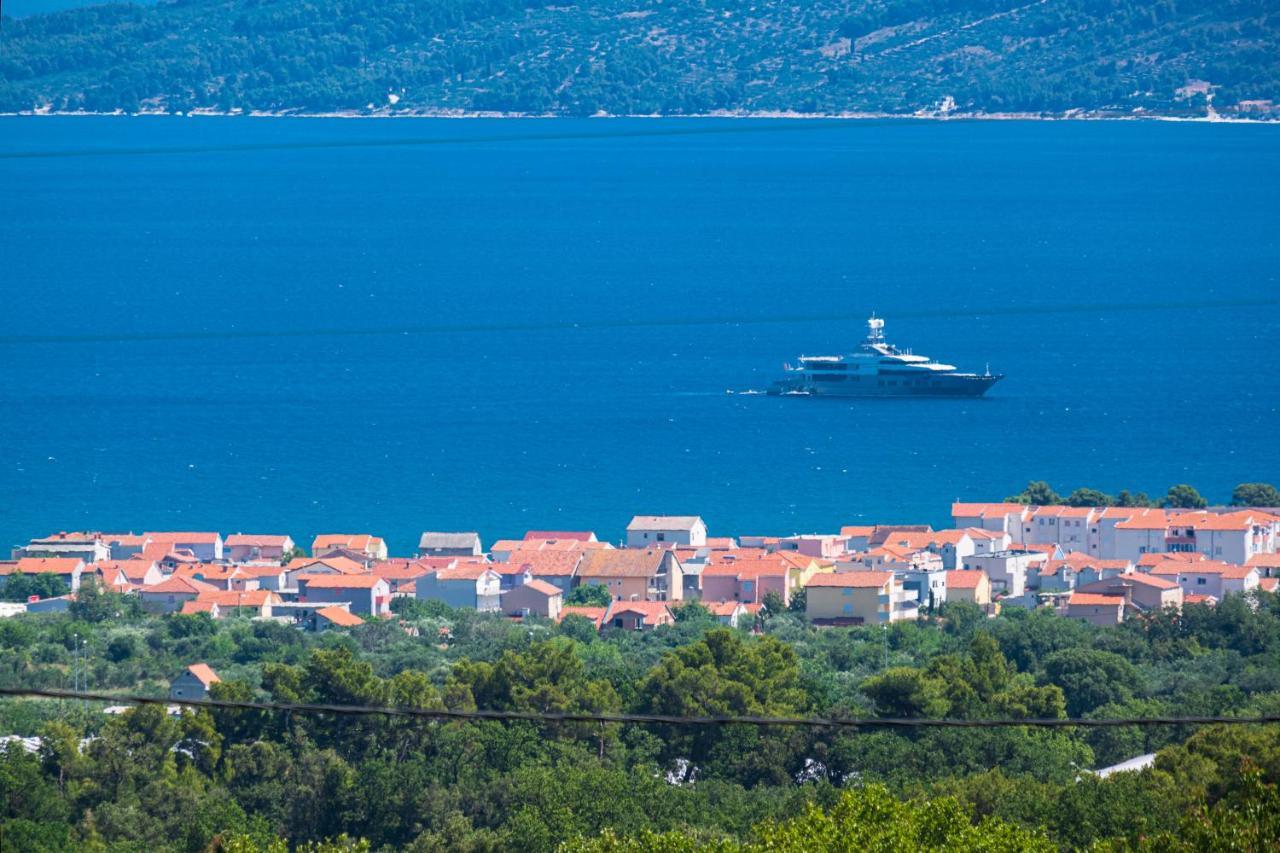 Villa Sky - Heating Pool Kaštel Novi Zewnętrze zdjęcie